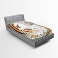 thumbnail image 1 of Ambesonne Unicorn Fitted Sheet, Pegasus Horse with Wings, Twin XL Size, Multicolor, 1 of 2