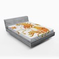 thumbnail image 1 of Ambesonne Unicorn Fitted Sheet, Unicorn and Art, Queen Size, Multicolor, 1 of 2