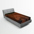 thumbnail image 1 of Ambesonne Unicorn Fitted Sheet, Vintage Mandala, Twin Size, Burgundy, 1 of 2