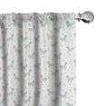 thumbnail image 1 of Ambesonne Unicorn Party Curtains, Fantasy Unicorns, Pair of 28"x95", Pale Blue White, 1 of 5