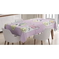 thumbnail image 1 of Ambesonne Unicorn Party Tablecloth Rectangular Table Cover, Fun Party, 60"x90", Multicolor, 1 of 4