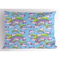 thumbnail image 1 of Ambesonne Unicorn Pillow Sham, Cartoon, 26" X 20", Multicolor, 1 of 2