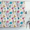 thumbnail image 1 of Ambesonne Unicorn Shower Curtain, Magic Horse with Horn Art, 69"Wx75"L, White Multicolor, 1 of 5