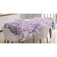 thumbnail image 1 of Ambesonne Unicorn Tablecloth Rectangular Table Cover, Magic Forest, 60"x90", Purple, 1 of 4