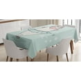 thumbnail image 1 of Ambesonne Unicorn Tablecloth Rectangular Table Cover, Unicorn, 60"x84", Multicolor, 1 of 4