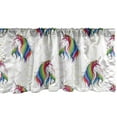 thumbnail image 1 of Ambesonne Unicorn Window Valance, Fantasy Horse Geometric Art, 54" X 18", Multicolor, 1 of 3