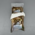 thumbnail image 1 of Ambesonne Urban Bedding Set 3 Pcs, Brick Arches Dry Tortugas, Twin XL, Brown, 1 of 3