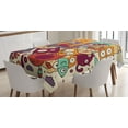 thumbnail image 1 of Ambesonne Urban Graffiti Tablecloth Rectangular Table Cover, Absurd Doodle, 60"x84", Multicolor, 1 of 4