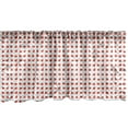 thumbnail image 1 of Ambesonne Valentine Window Valance, Hearts Honeymoon, 54" X 12", Orange White, 1 of 5