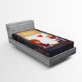 thumbnail image 1 of Ambesonne Valentines Day Fitted Sheet, Love Romantic Couple, Twin Size, Multicolor, 1 of 3