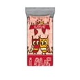 thumbnail image 1 of Ambesonne Valentines Day Fitted Sheet & Pillow Sham Set, Owls Love Heart, Twinxl, Pink Red Yellow, 1 of 2
