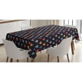 thumbnail image 1 of Ambesonne Valentines Tablecloth Rectangular Table Cover, Sketchy Doodle Hearts, 60"x90", Multicolor, 1 of 4
