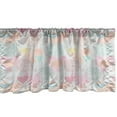 thumbnail image 1 of Ambesonne Valentines Window Valance, Flowers and Paisley, 54" X 12", Multicolor, 1 of 2