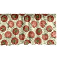 thumbnail image 1 of Ambesonne Vegan Window Valance, Tomatoes with Green Leaves, 54" X 18", Pale Yellow Vermilion, 1 of 3