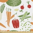 thumbnail image 1 of Ambesonne Vegetable Fabric by the Yard Upholstery, Cartoon Food Art Pattern, 10 Yards, Multicolor, 1 of 5
