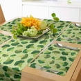 thumbnail image 1 of Ambesonne Vegetable Table Runner & Placemats, Organic Broccoli Pattern, Placemat 4 pcs + Runner 12"x72", Green Pale Green, 1 of 2