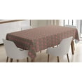 thumbnail image 1 of Ambesonne Vegetable Tablecloth Rectangular Table Cover, Hand Drawn Turnips, 60"x84", Warm Taupe Green, 1 of 3