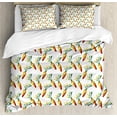 thumbnail image 1 of Ambesonne Vegetables Duvet Cover Sets, Carrots in Watercolor, 2-King, Multicolor, 1 of 2
