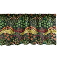 thumbnail image 1 of Ambesonne Vegetables Valance Pack of 2, Agriculture Pattern, 54"X12", Multicolor, 1 of 1