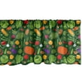 thumbnail image 1 of Ambesonne Vegetables Window Valance, Organic Healthy Food, 54" X 12", Emerald Multicolor, 1 of 3