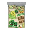thumbnail image 1 of Ambesonne Veggie Emoji Fitted Sheet & Pillow Sham Set, Food Lover Theme Green, Full, Pale Khaki and Fern Green, 1 of 2