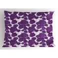thumbnail image 1 of Ambesonne Victorian Pillow Sham, Allium Flower Petals, 36" X 20", Purple White, 1 of 2