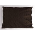 thumbnail image 1 of Ambesonne Victorian Pillow Sham, Curlicue Antique Motif, 26" X 20", Dark Taupe Grey Taupe, 1 of 2