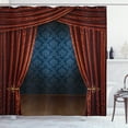thumbnail image 1 of Ambesonne Victorian Shower Curtain, Classic Stage Theater, 69"Wx70"L, Burgundy Multicolor, 1 of 3