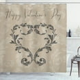 thumbnail image 1 of Ambesonne Victorian Shower Curtain, Valentine's Day Taupe, 69"Wx84"L, Taupe Tan, 1 of 3