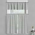 thumbnail image 1 of Ambesonne Victorian Valance & Curtain, Dual Linked Bound, 55"x30", White, 1 of 6