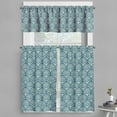 thumbnail image 1 of Ambesonne Victorian Valance & Curtain, Retro French Fashion, 55"x24", Navy Blue Cream, 1 of 6