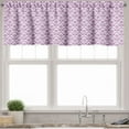 thumbnail image 1 of Ambesonne Victorian Valance Pack of 2, Floral Lavender Bloom, 54"X18", Fuchsia, 1 of 5