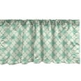 thumbnail image 1 of Ambesonne Victorian Window Valance, Floral Motif Feminine, 54" X 12", Mint Emerald Pale Green, 1 of 3