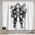 thumbnail image 1 of Ambesonne Video Game Kitchen Curtains, Silhouette, 55"x45", Multicolor, 1 of 1