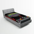 thumbnail image 1 of Ambesonne Video Games Fitted Sheet 2 Pcs Set, Arcade Retro Fun, Twin, Multicolor, 1 of 3