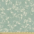 thumbnail image 1 of Ambesonne Vine Fabric by the Yard Upholstery, Vintage Style Foliage, 3 Yards, Reseda Green Pale Green, 1 of 4