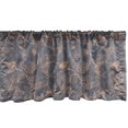 thumbnail image 1 of Ambesonne Vine Window Valance, Abstract Grapevine Leaves, 54" X 18", Peach Pale Grey and Grey, 1 of 5