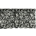 thumbnail image 1 of Ambesonne Vines Window Valance, Monotone Grape Leaves Art, 42" x 18", Charcoal Grey Off White, 1 of 3