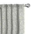 thumbnail image 1 of Ambesonne Vintage Window Curtains, Romantic Roses in Bloom, Each 28" W x 63" L, Reseda Green Blue Grey, 1 of 5