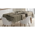 thumbnail image 1 of Ambesonne Vintage Airplane Tablecloth Rectangular Table Cover, Homecoming, 52"x70", Sepia, 1 of 4