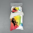 thumbnail image 1 of Ambesonne Vintage Bedding Set 3 Pcs, London Fashion Lady, Twin XL, Multicolor, 1 of 2
