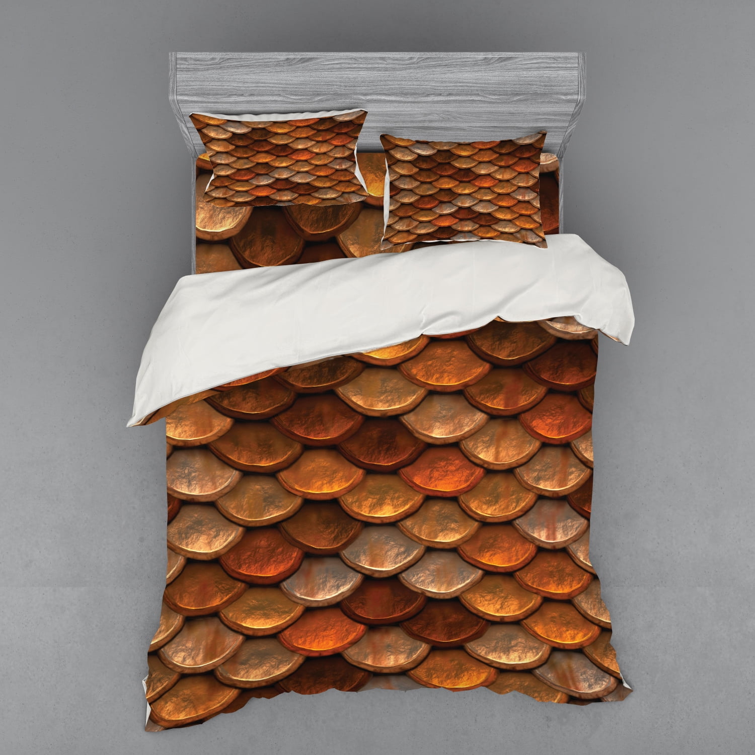 Queen Size Multicolor Geometric Pattern Duvet Cover Set