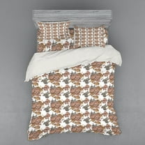 Ambesonne Vintage Bedding Set 4 Pcs, Victorian Romantic Rose, Queen, Multicolor