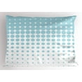 thumbnail image 1 of Ambesonne Vintage Blue Pillow Sham, Vanishing Dots, 36" X 20", Pale Blue and White, 1 of 2