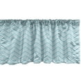 thumbnail image 1 of Ambesonne Vintage Blue Window Valance, 4 Lines Retro Style, 54" X 12", Pale Blue White, 1 of 3