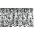 thumbnail image 1 of Ambesonne Vintage Botany Valance Pack of 2, Beer Hops Sketch, 54"X18", Charcoal Grey White, 1 of 4