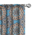 thumbnail image 1 of Ambesonne Vintage Curtains, Moroccan Ceramic Tile, Pair of 28"x84", Multicolor, 1 of 5