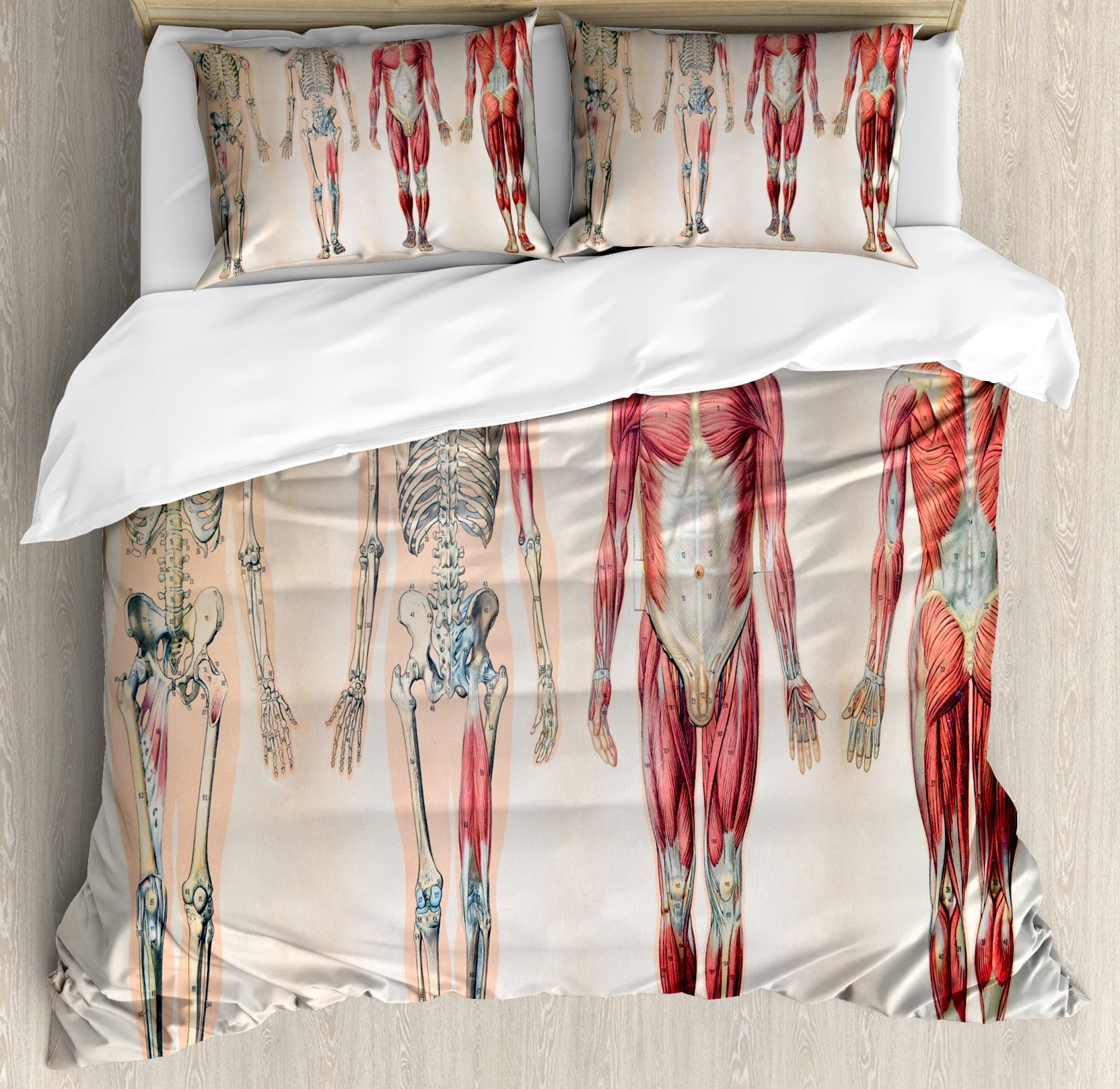 Anatomy Pattern Print Duvet Cover Bedding Set main image 0