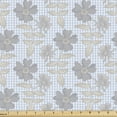 thumbnail image 1 of Ambesonne Vintage Fabric by the Yard Upholstery, Nostalgic Retro Pastel Art, 1 Yard, Dimgray and Pale Mustard, 1 of 5