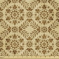 thumbnail image 1 of Ambesonne Vintage Fabric by the Yard Upholstery, Nostalgic Vine Leaf Motif, 1 Yard, Caramel and Beige, 1 of 5